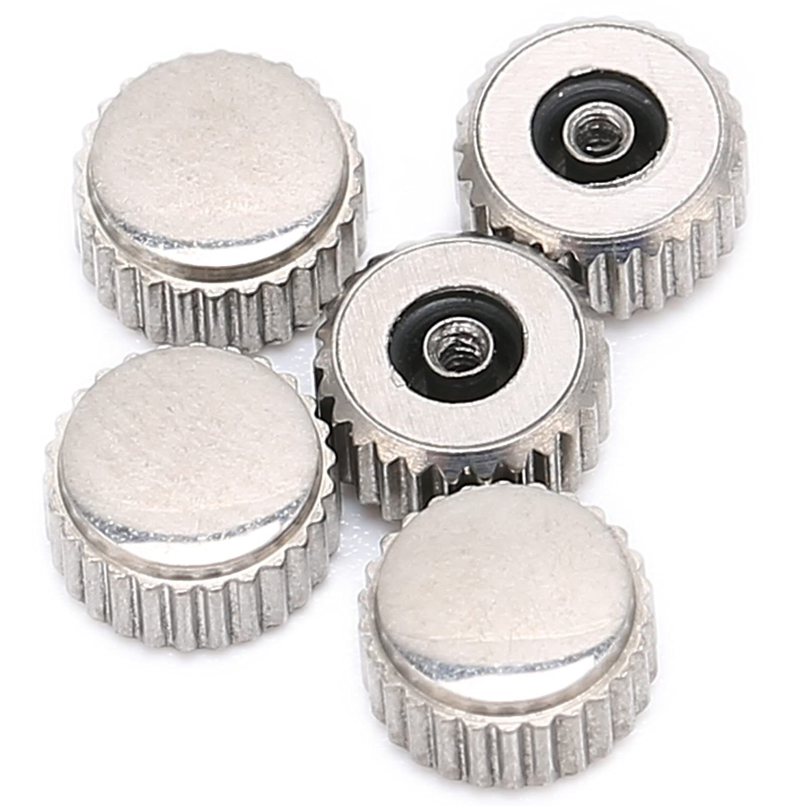 Kit 140 Pezzi Corone Orologio In Acciaio Inox - Set Completo Per Riparazione Orologi Con Scatola Portabile - Foto 4