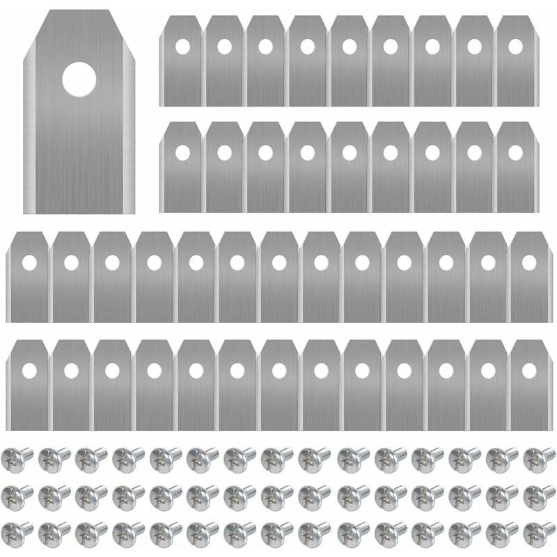 Ostrze kosiarki, 45 x Tytanowe Ostrza Nożowe do Wszystkich Robotów Koszących Husqvarna/Automower/Yardforce/Gardena (3g-0.75mm)