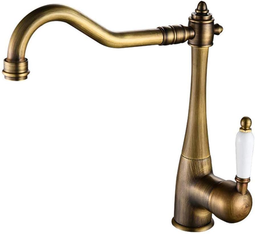 Robinet de cuisine de luxe en laiton Robinet d'évier de haut gamme