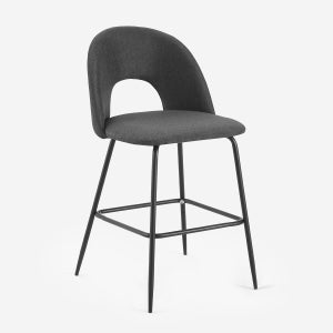 Pouf rotondo con contenitore set da 2 sgabelli a incastro con coperchi removibili, Pouf poggiapiedi in velluto a coste 2 Colori