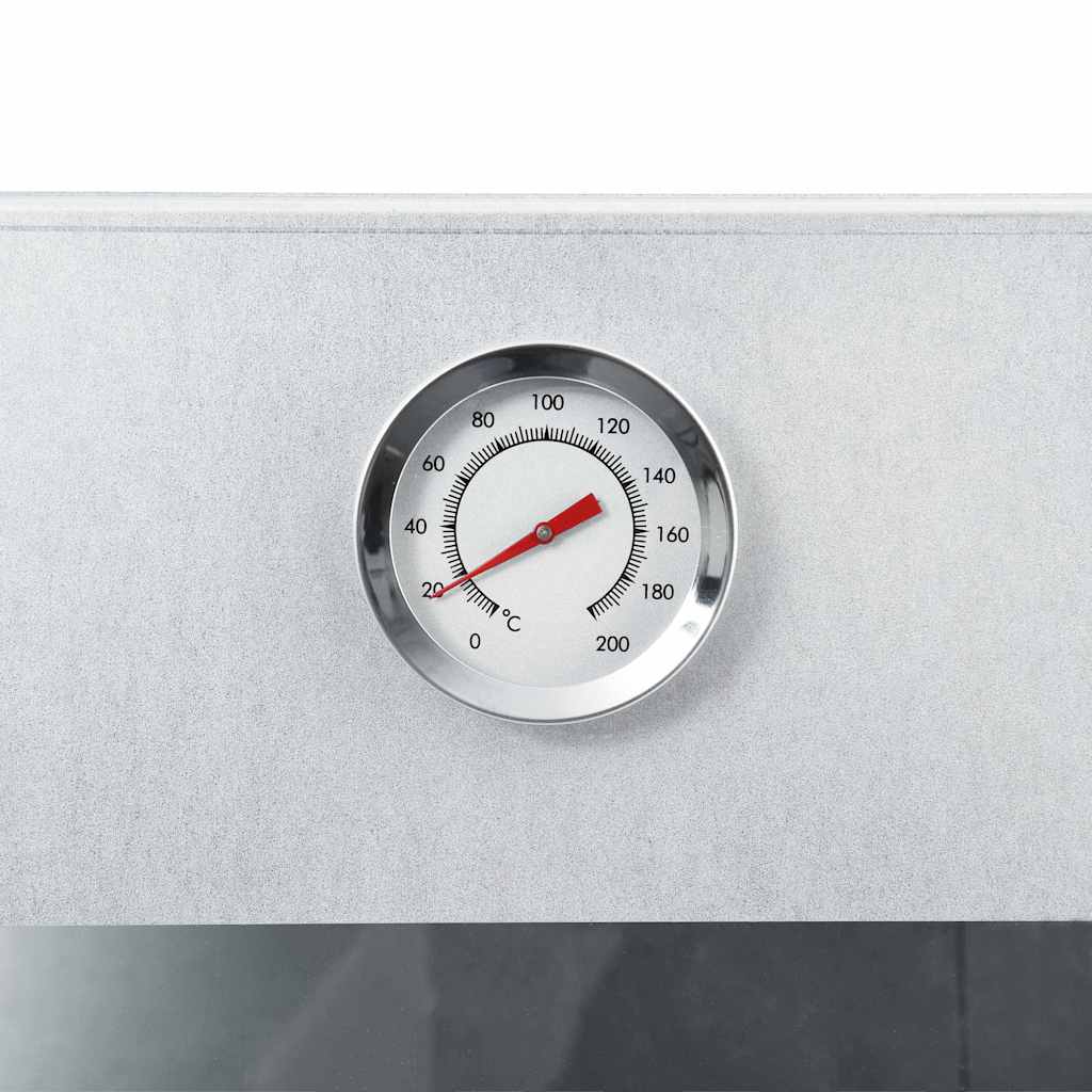 Fumoir de four à BBQ avec 1 kg de copeaux de bois 44,5x29x83 cm - 8