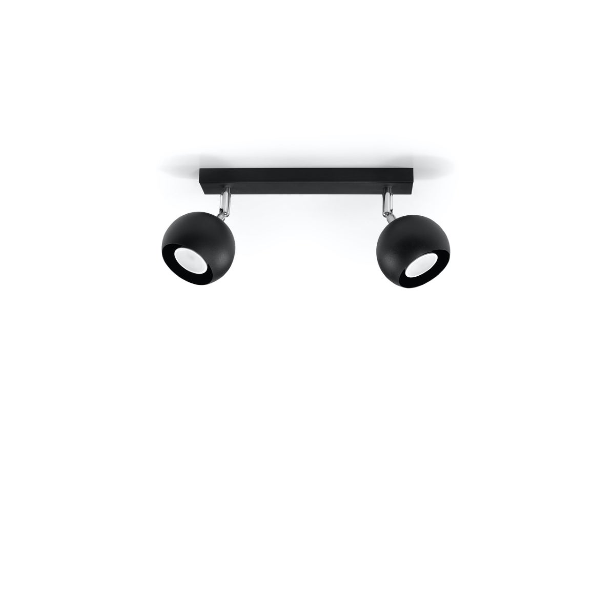Plafon RAYIS 2 czarny LED 4000K - 30x10x16cm Sollux
