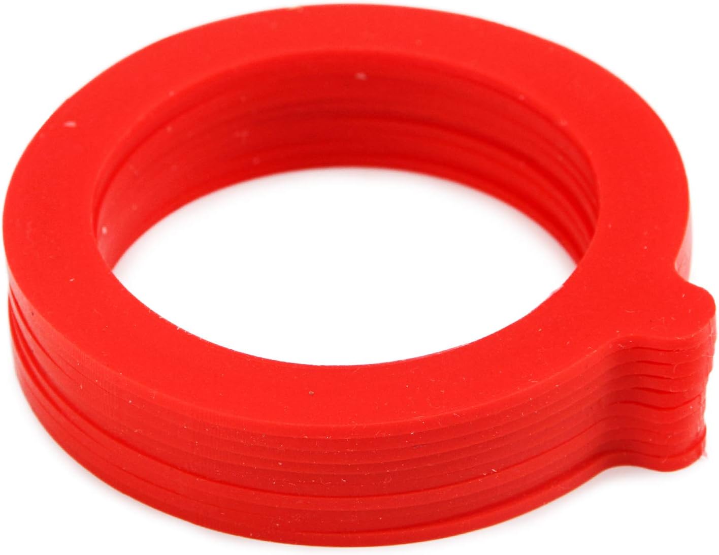 Joints En Silicone Pour Bocaux Mason – Lot De 10 Anneaux D'étanchéité – Hermétiques, Lavables Au Lave-vaisselle – Pour Couvercles 70 Mm Et 86 Mm - 10