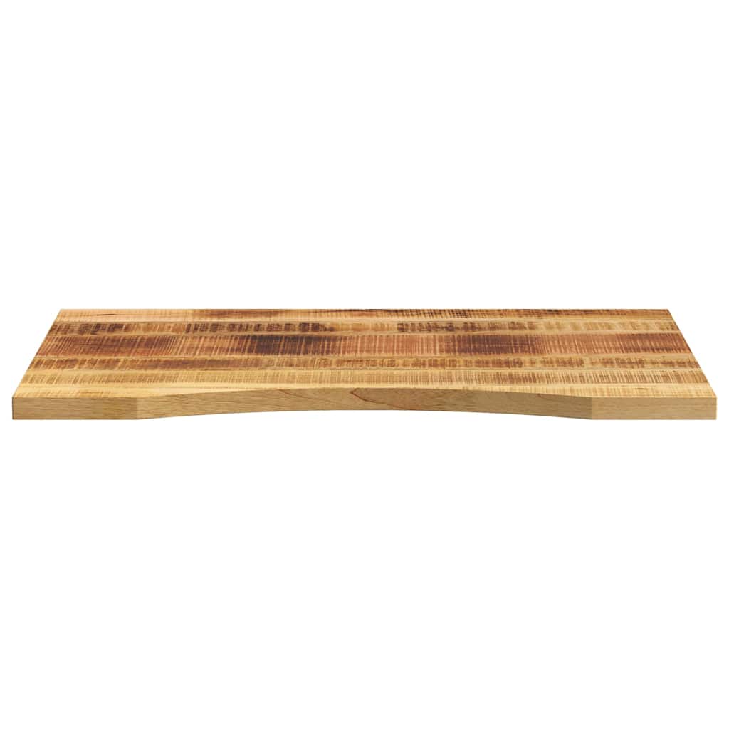 Maison Exclusive - Dessus de bureau avec courbe 100x50x2,5 cm manguier massif brut - 3