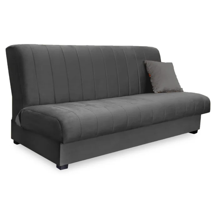 Wersalka Rozkładana Do Spania Kanapa Sofa Dwuosobowa Szara SIGMA
