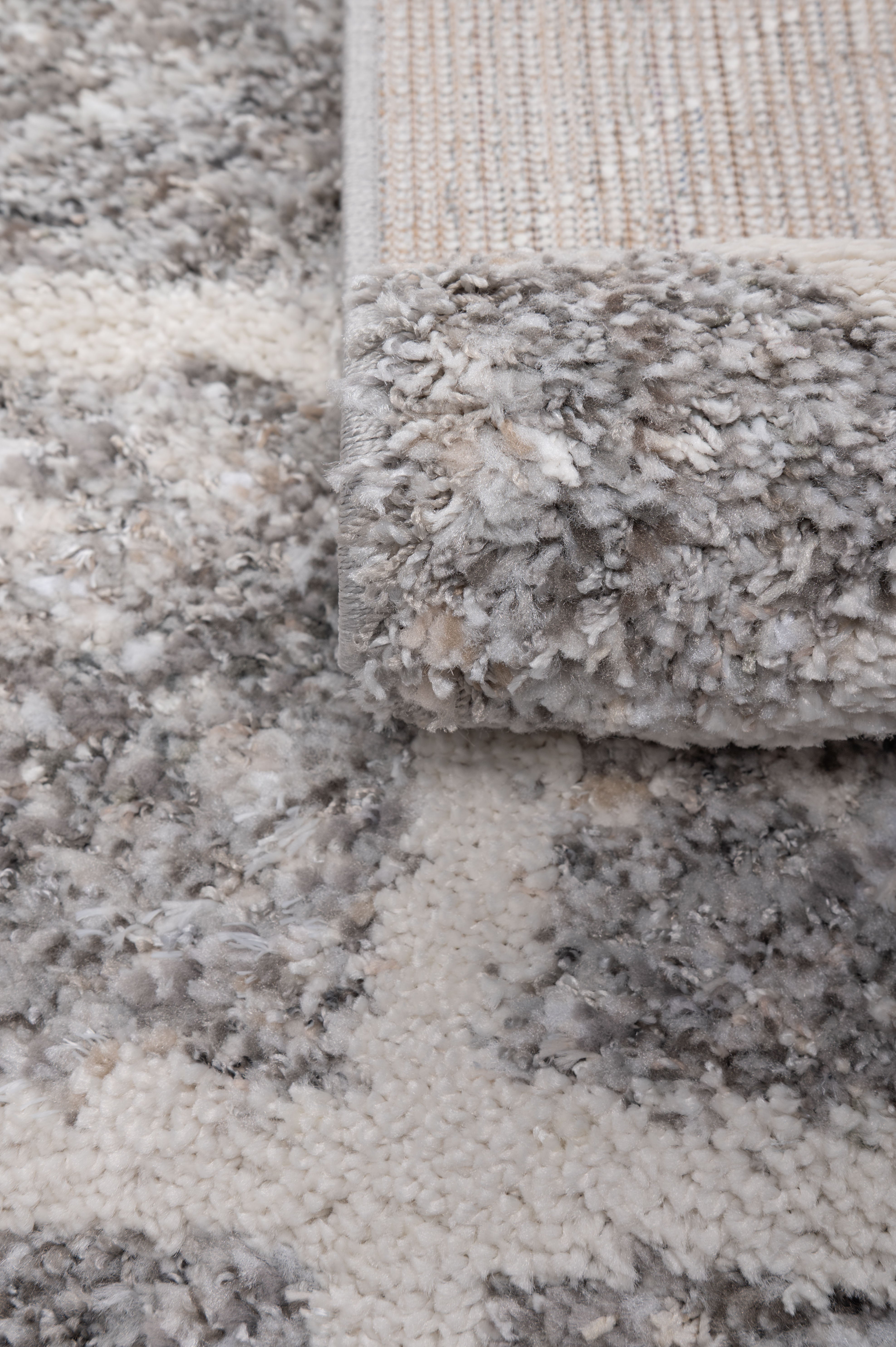 Dywan Multidecor Bilbao Shaggy 120 x 160 cm romby antracytowy 1 szt. - 2