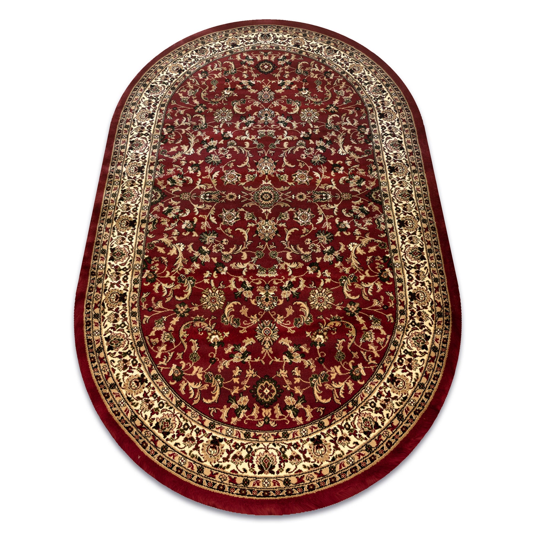 Dywan ROYAL ADR owal wzór 1745 bordo 150x250 cm
