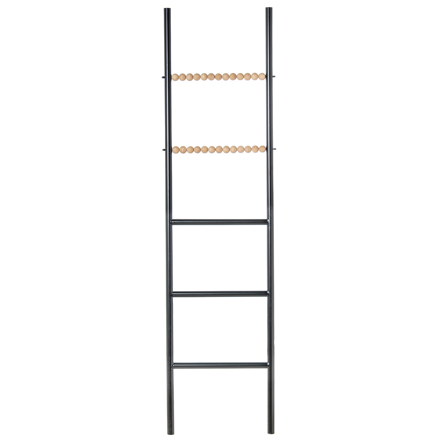 Fijalo Escalera Decorativa Metal Madera Negro , Leroy Merlin