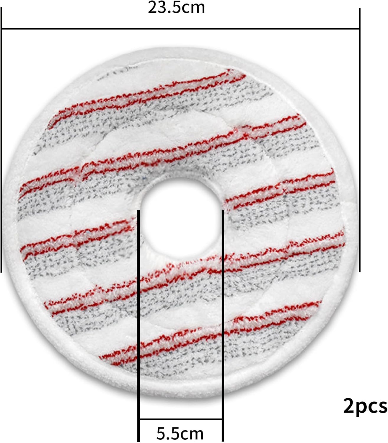 Recharge Microfibre Pour Vileda Spin & Clean – Tête De Serpillière Lavable, Absorption Maximale