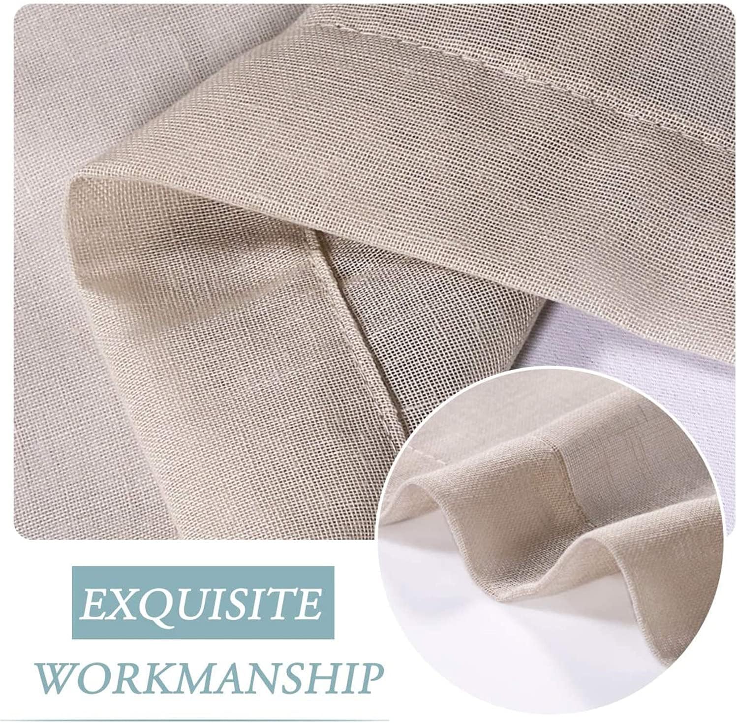 Zestaw dwóch wodoodpornych zasłon zewnętrznych, wys. 213 x szer. 132 cm - zapięcie na rzep, ochrona przed promieniowaniem UV, odpowiednie do altan, t - 7