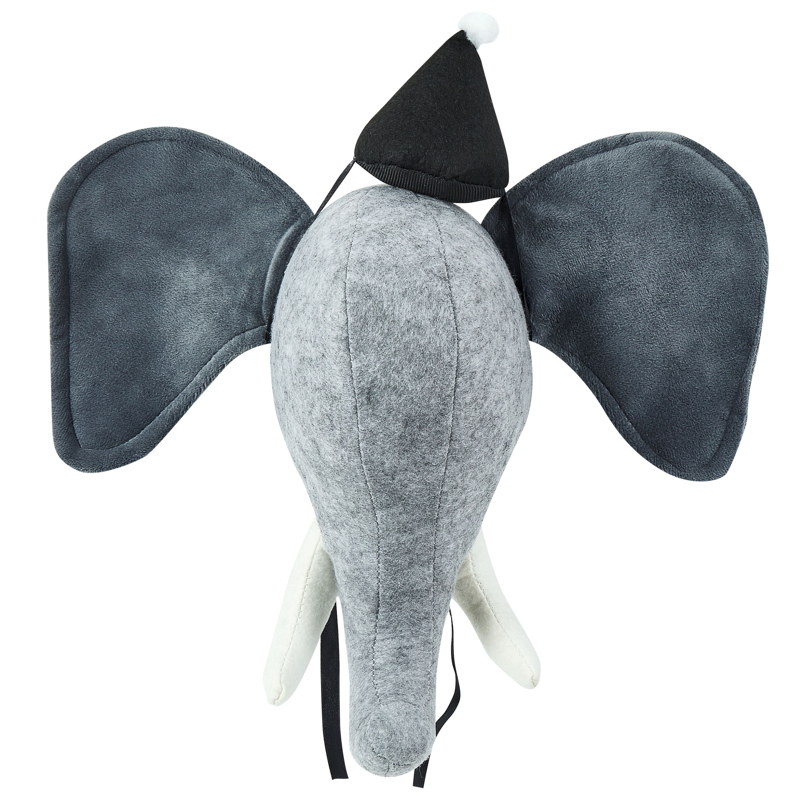 Decorațiune de perete pentru copii Elefant BADOU Bumbac 36 cm Gri
