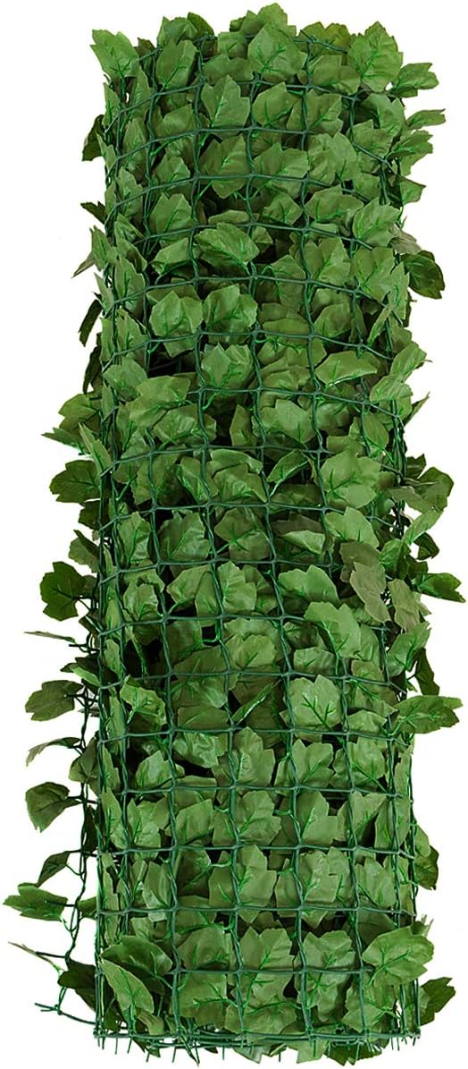 Haie Artificielle, Brise-Vue 300 x 150 CM avec Feuilles de Lierre en Polyester Protection UV, pour Balcon,Terrasse,Jardin - 5