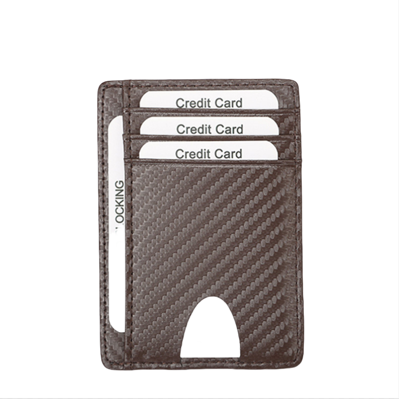 Baellerry-Portefeuille RFID court pour hommes, porte-cartes Popup, mini