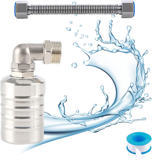 Robinet Flotteur Wc Vannes à Flotteur Laiton 1/2 - Lot De 2 - Régulation Niveau Eau Abreuvoir Et Réservoir Vanne Réservoir Eau Robinet Flotteur Wc Vannes à Flotteur Laiton 1/2 - Lot De 2 - Régulation Niveau Eau Abreuvoir Et Réservoir Vanne Réservoir Eau