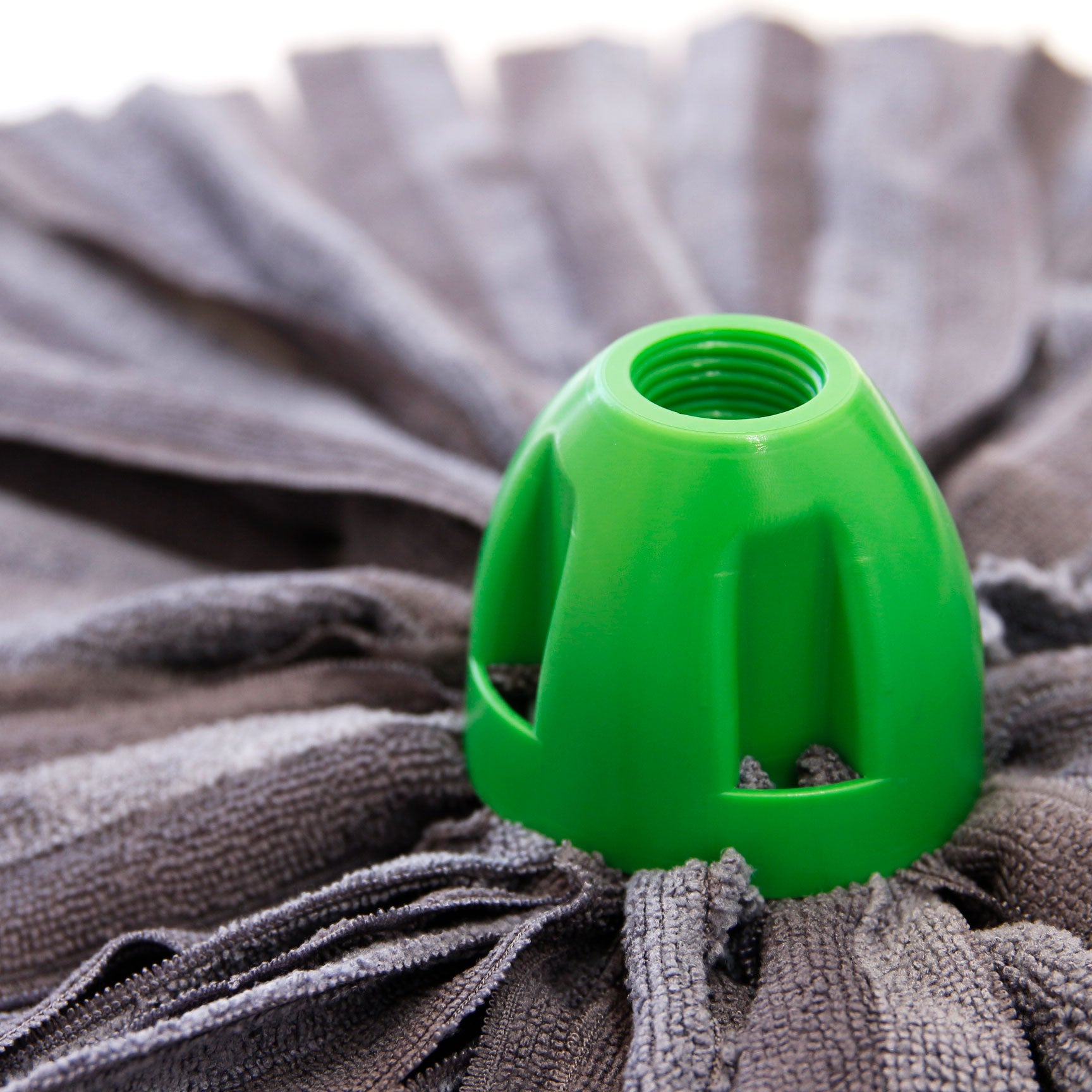 MAYA Fregona MAX PRO Tiras. Limpieza para Todo Tipo de Suelos. 100 % Microfibra. Super Absorbente y No Raya. Rosca Universal. (Verde) - 4