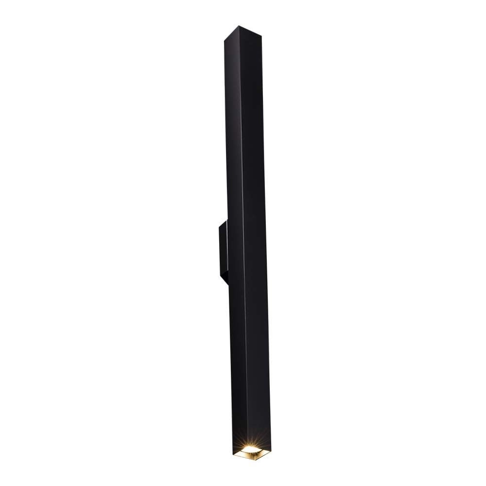Kinkiet ścienny Doha czarny 2xGU10x4W góra-dół wym: 80 x 4 x 6,5 cm aluminium IP20 Shilo