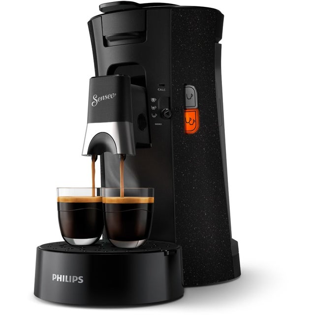 Ekspres do kawy na kapsułki Philips Senseo Select Eco Regulacja mocy i Technologia Crema Plus