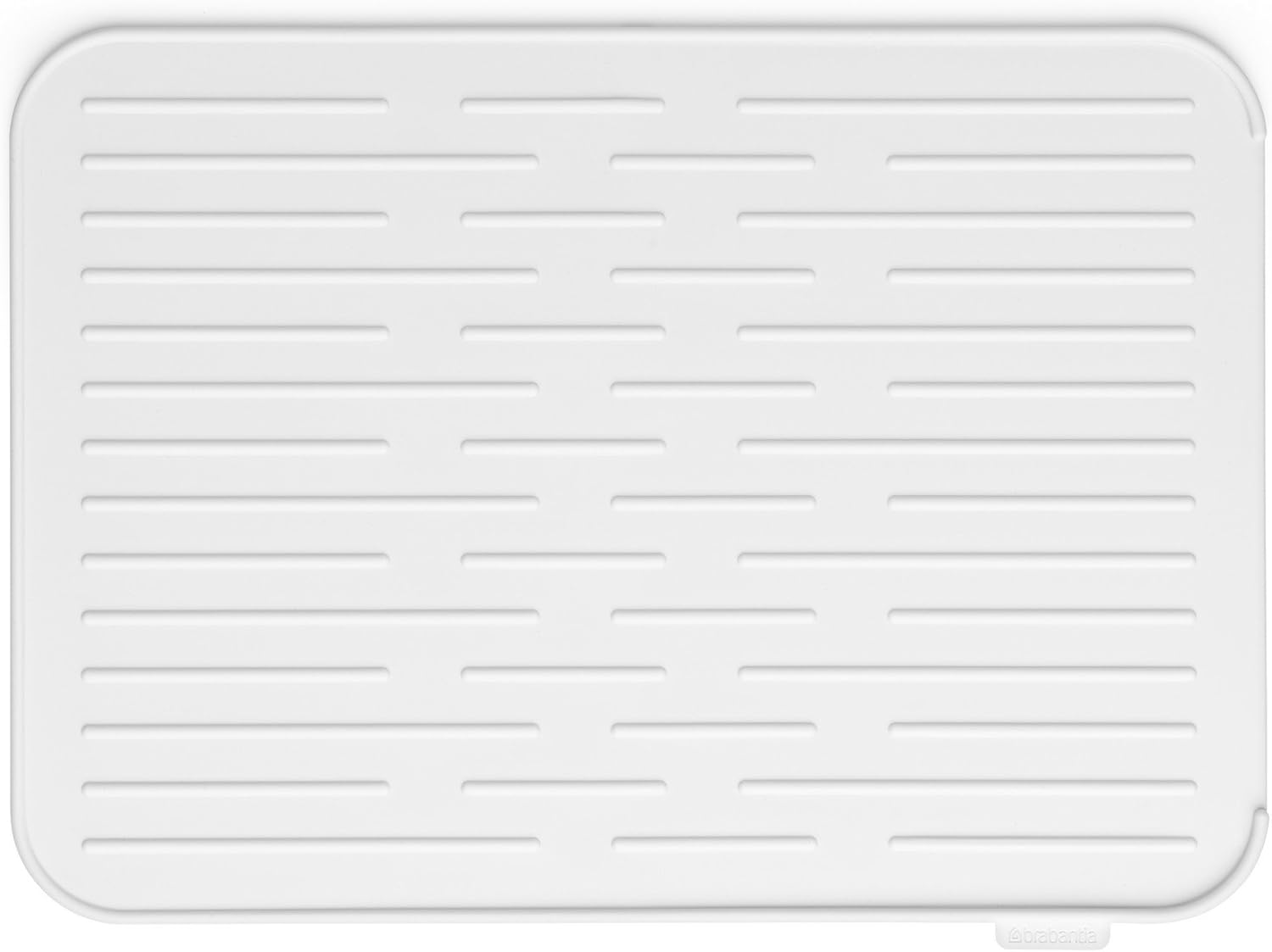 Mata odpływowa, aluminiowa, jasnoszara, 43,8 x 32,5 x 0,9 cm