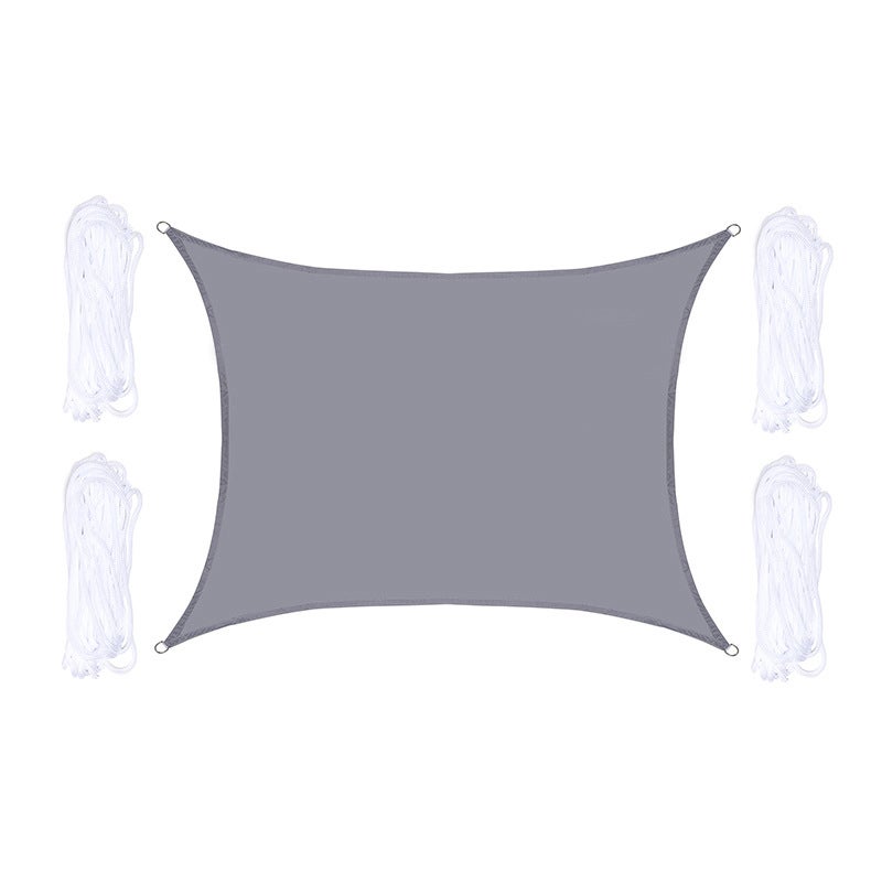 Żagiel przeciwsłoneczny prostokątny 2x3 m, wodoodporny i wiatroszczelny, 95% ochrony UV, osłona przeciwsłoneczna z tkaniny Oxford, idealny na patio i