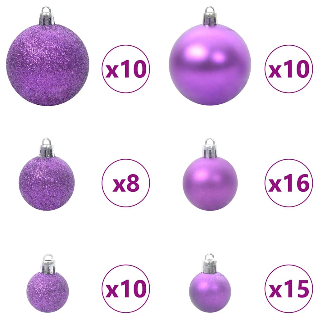 vidaXL Sapin de Noël avec 300 LED avec support Vert 180 cm PE - 7
