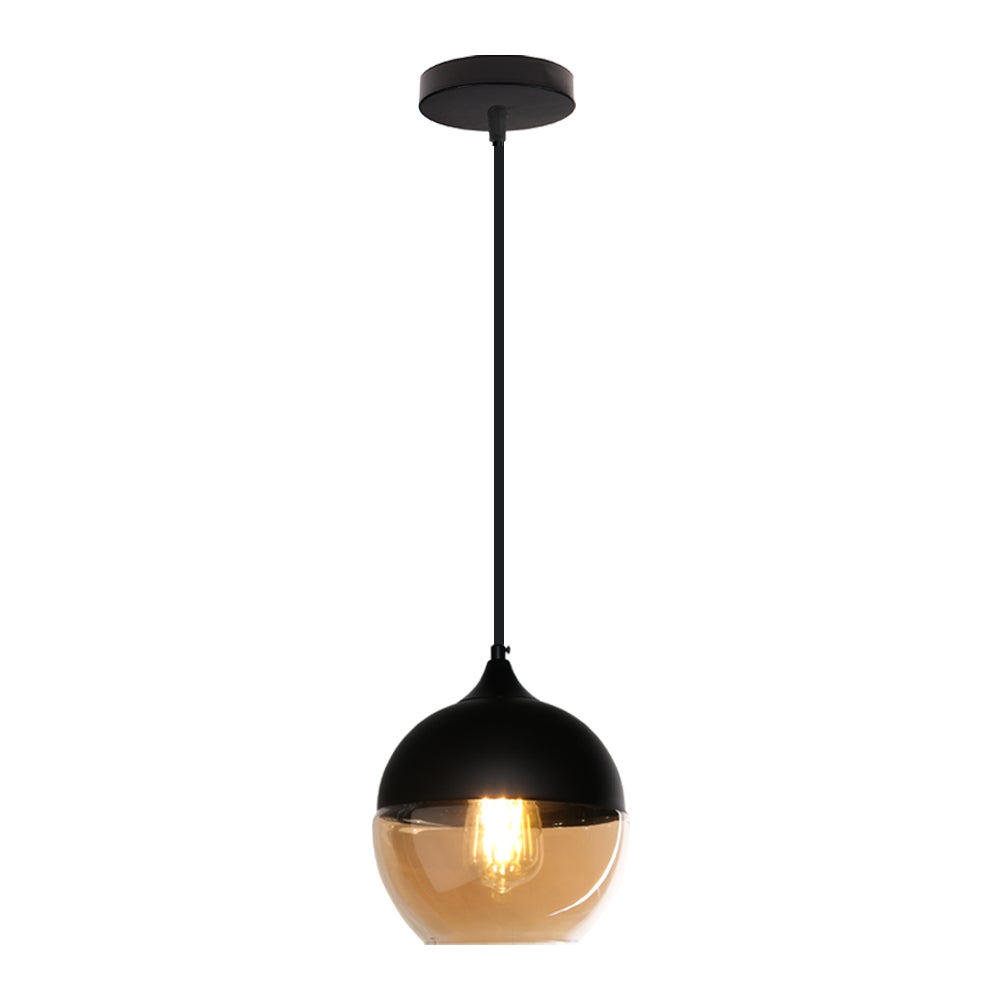 Abat-jour Sphérique En Verre Transparent - Pour Lampe Suspendue Industrielle, Diamètre 13,5 Cm - Remplacement Luminaire Intérieur/Extérieur