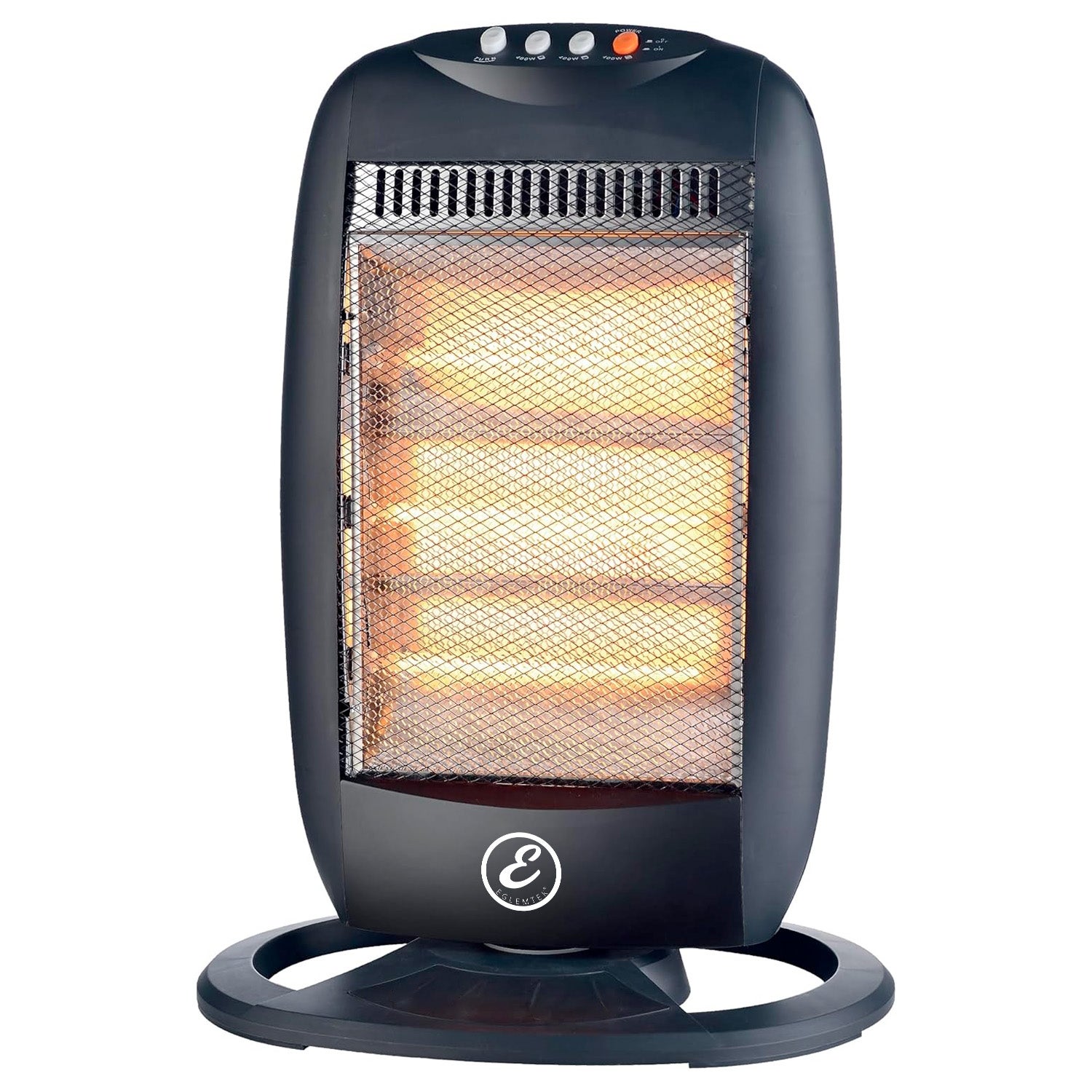 Stufa Alogena Girevole Cosedacasa – Riscaldatore Elettrico A Candele Con Tripla Potenza (400/800/1200 W) E Movimento Oscillante, Sicuro E Portatile - 2
