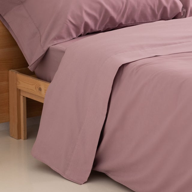 Folha Superior Lisa Design Magenta Cama 160cm (240x270cm) Donegal Collections