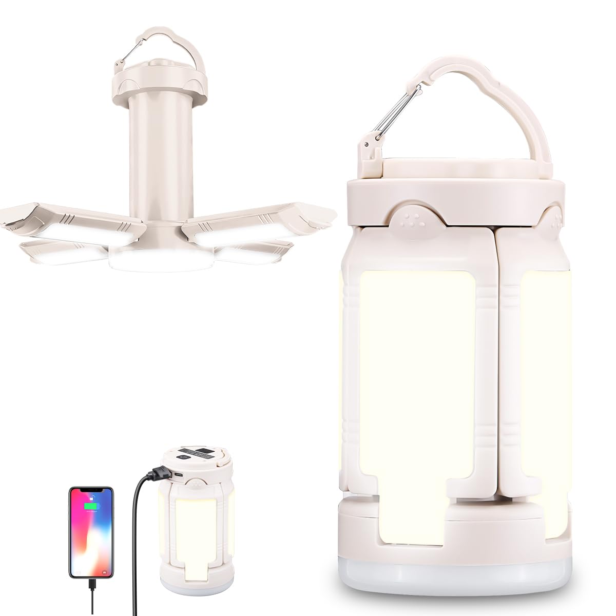 1 lampe de camping pliable, étanche à 4 lampes, éclairage sans fil pour l'aventure. | Leroy Merlin 1 lampe de camping pliable, étanche à 4 lampes, éclairage sans fil pour l'aventure. | Leroy Merlin