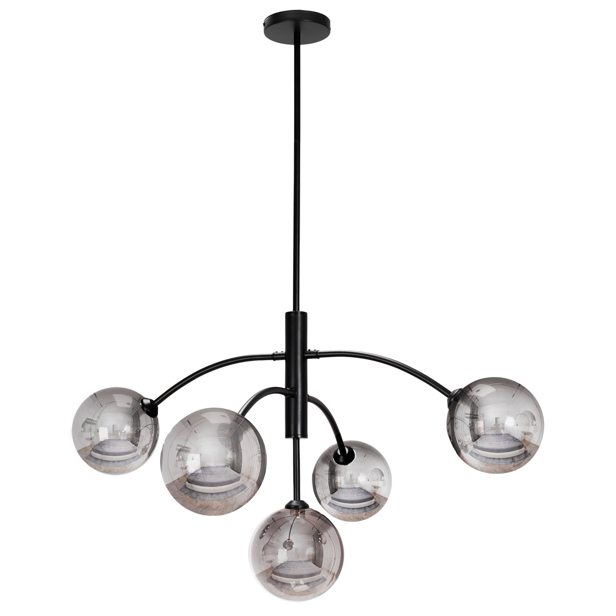 Lampa Sufitowa Toolight App1021-6Cp Czarny
