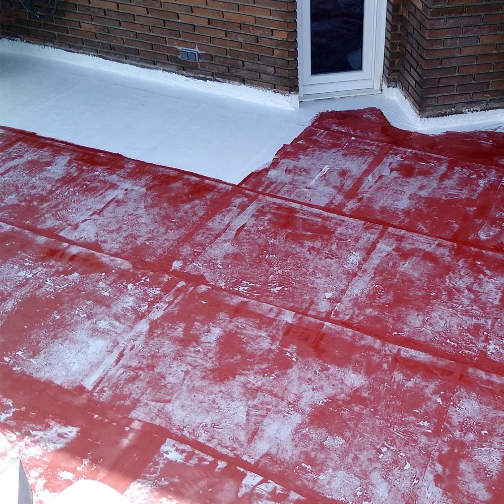 Rouleau Géotex Blanc 25m x 1m (Poids : 60 g/m²) - Géotextile tissé de renfort pour travaux d'étanchéité. Application facile - 6