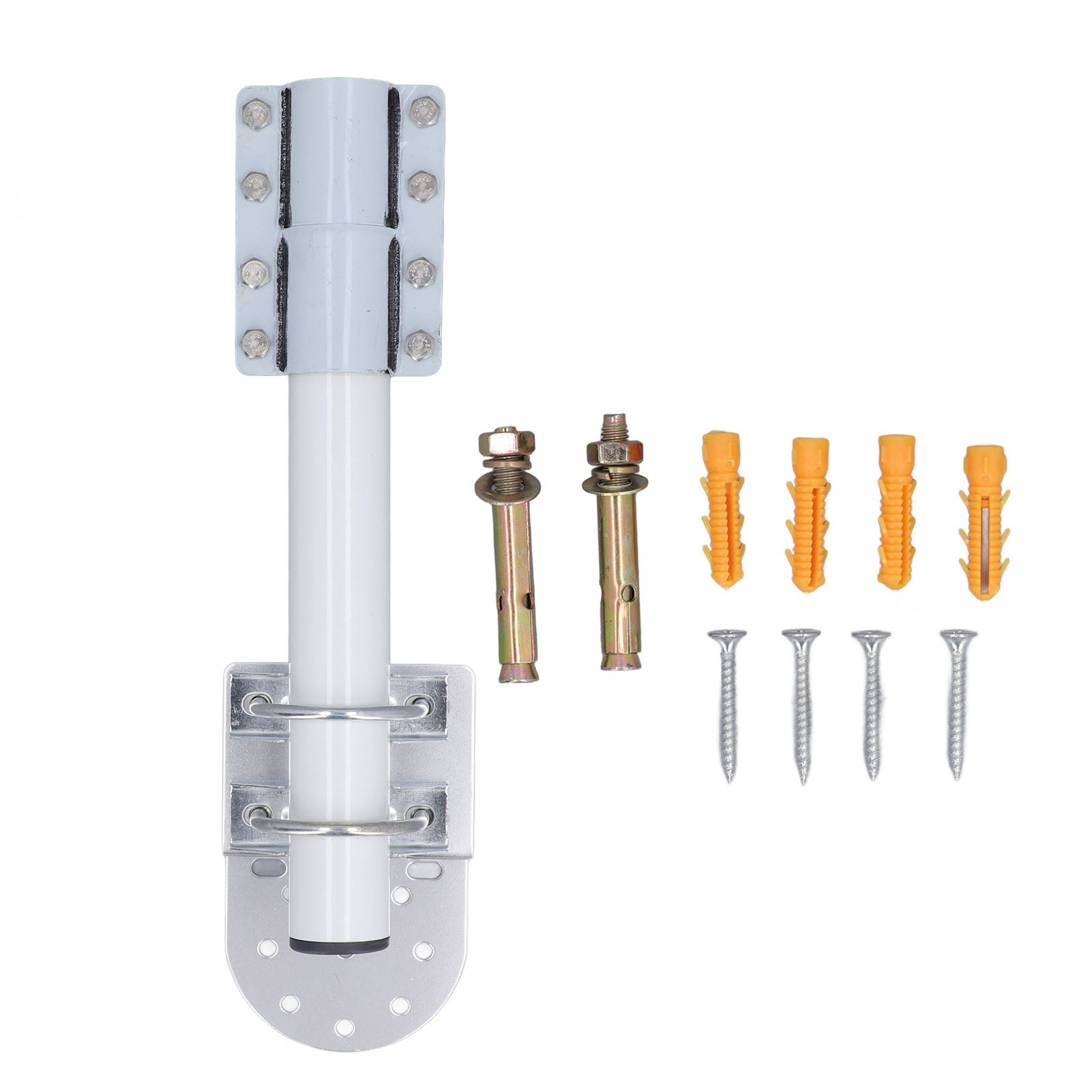 Supporto Da Tetto/Parete Per Antenne Paraboliche Rettangolari V2 - In Acciaio Inossidabile, Regolabile, Antivento