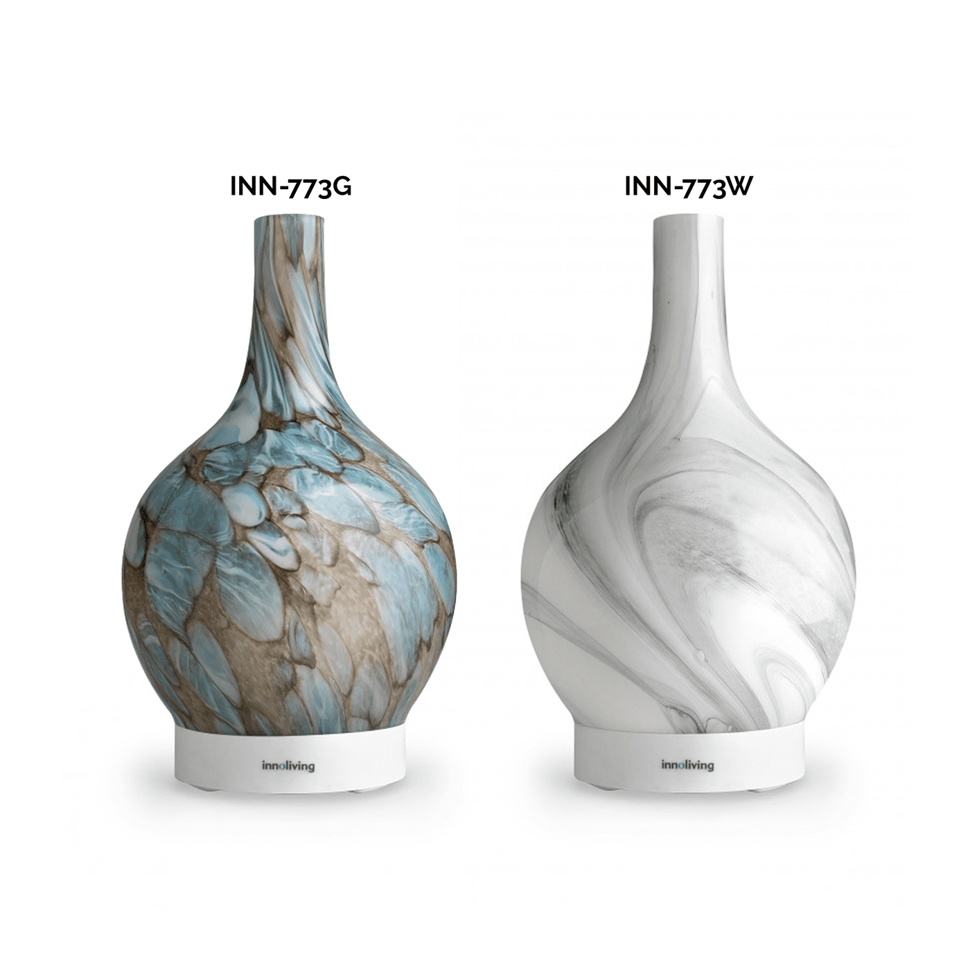 Diffusore d'aroma ad ultrasuoni in vetro rilassante 150ml, Innoliving INN-773 - 3