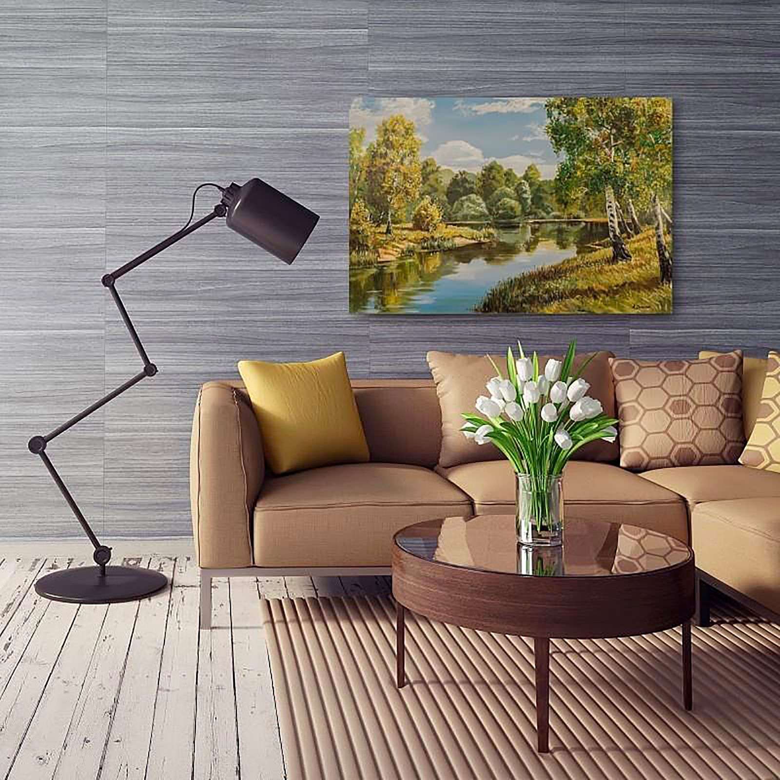 Tableau la rivière - 120 x 80 cm - 5