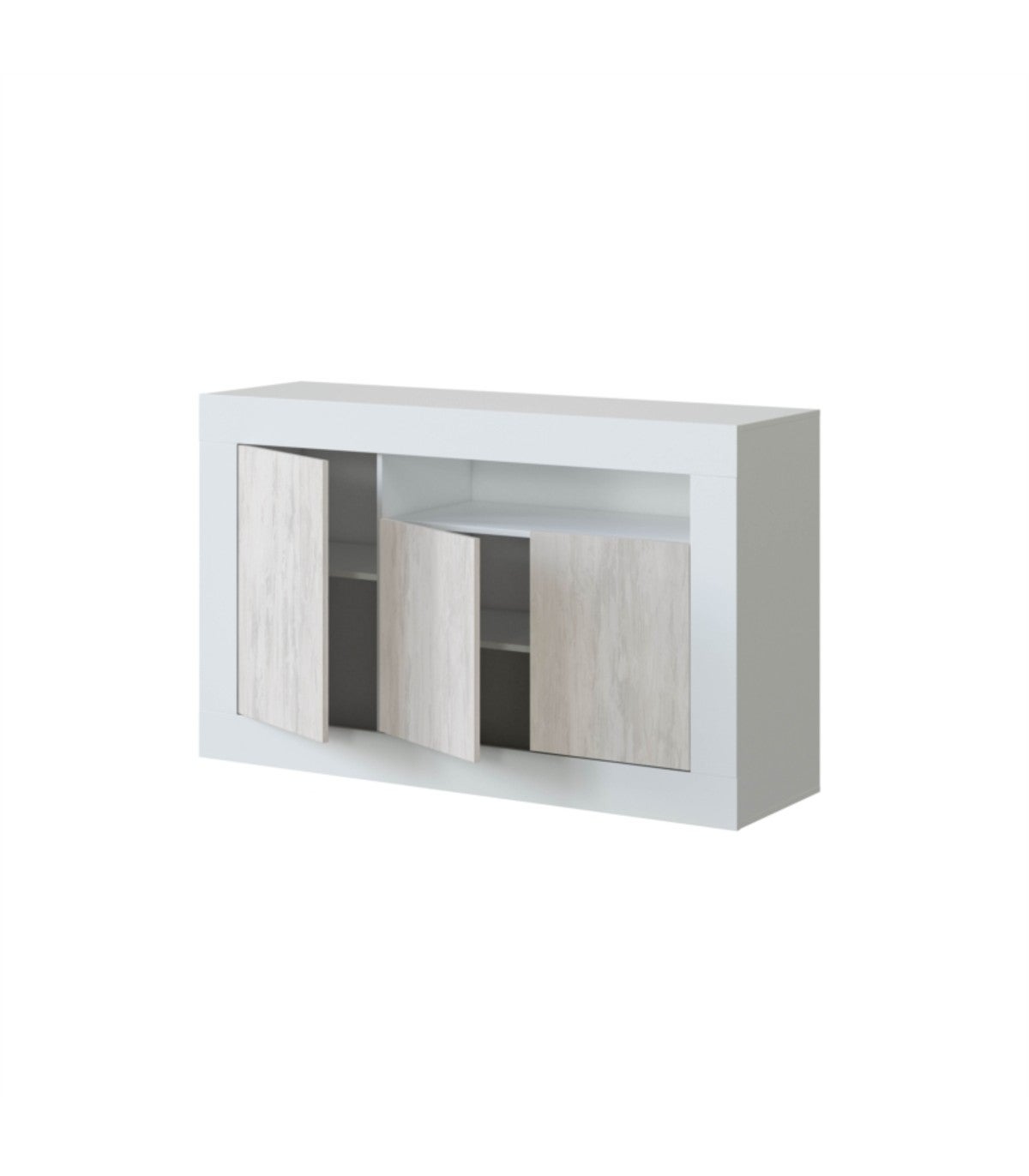 Kit credenza baltik 3a cm.144x42x87h - 9