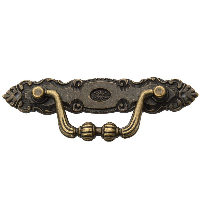 4 Tiradores De Cajón De Aleación De Zinc Estilo Vintage Para Muebles, Armarios, Cajones, Con Tornillos (bronce) | Leroy Merlin