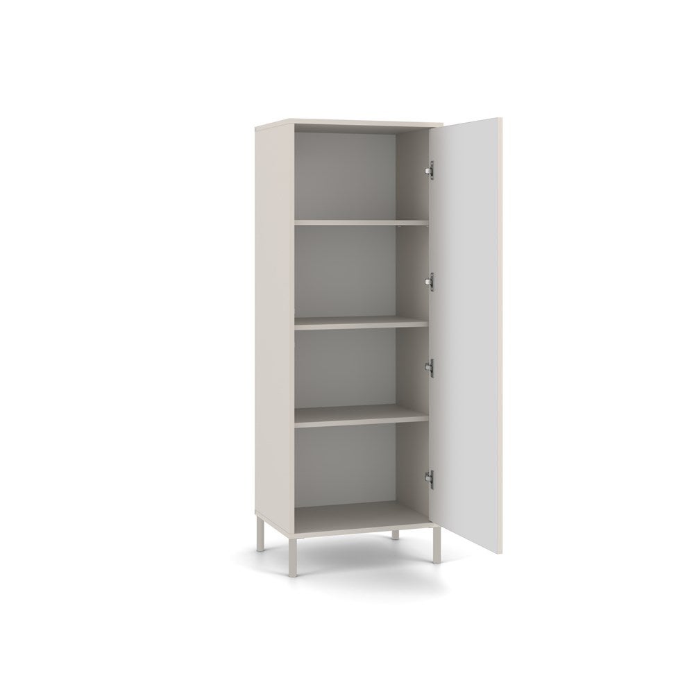 Bibliothèque pour Séjour en MDF Beige H. 147.5 x l. 40 x P. 53.5 cm - 7