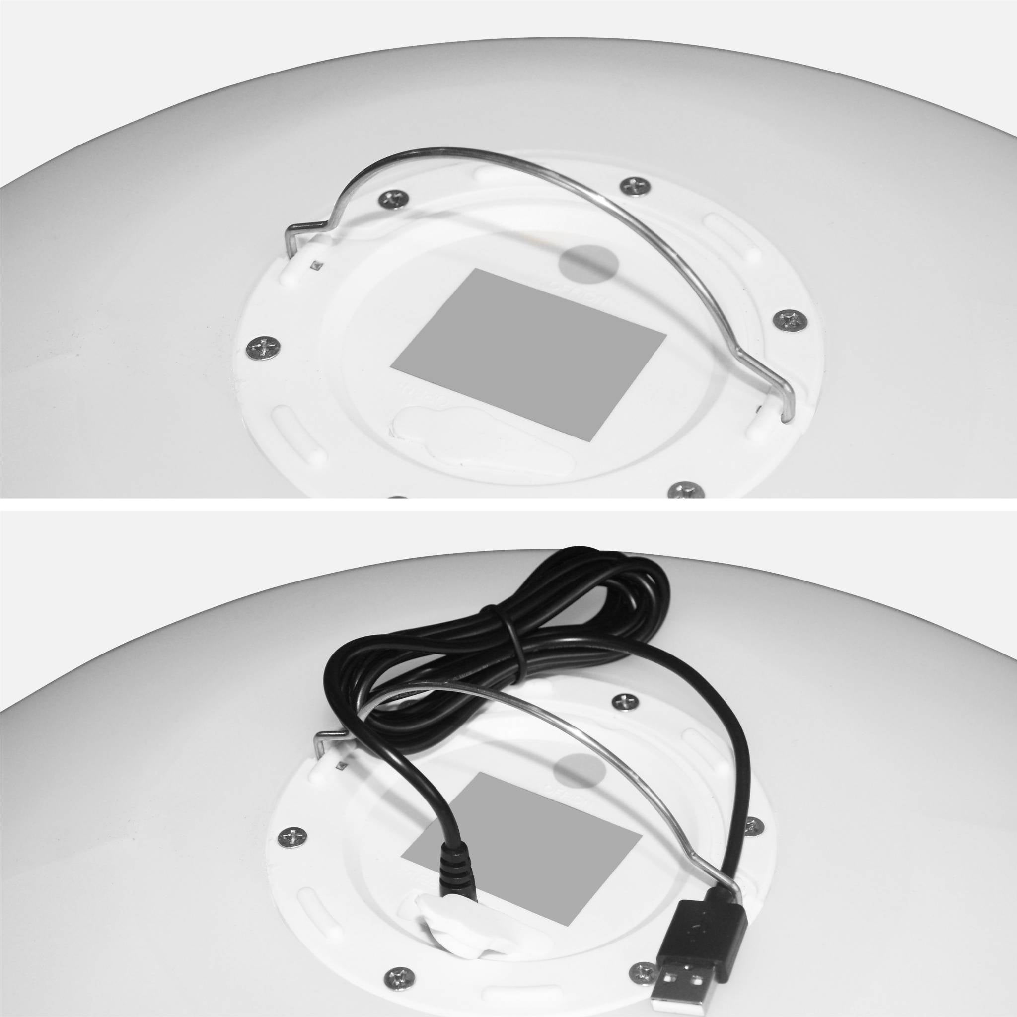 Boule LED 60cm – Sphère décorative lumineuse. Ø60cm. blanc chaud. commande à distance - 2