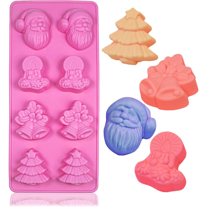 8-komorowa silikonowa forma do pieczenia z powłoką nieprzywierającą do muffinek, ciasta czekoladowego, mydła, babeczek i galaretki – silikonowe przybo