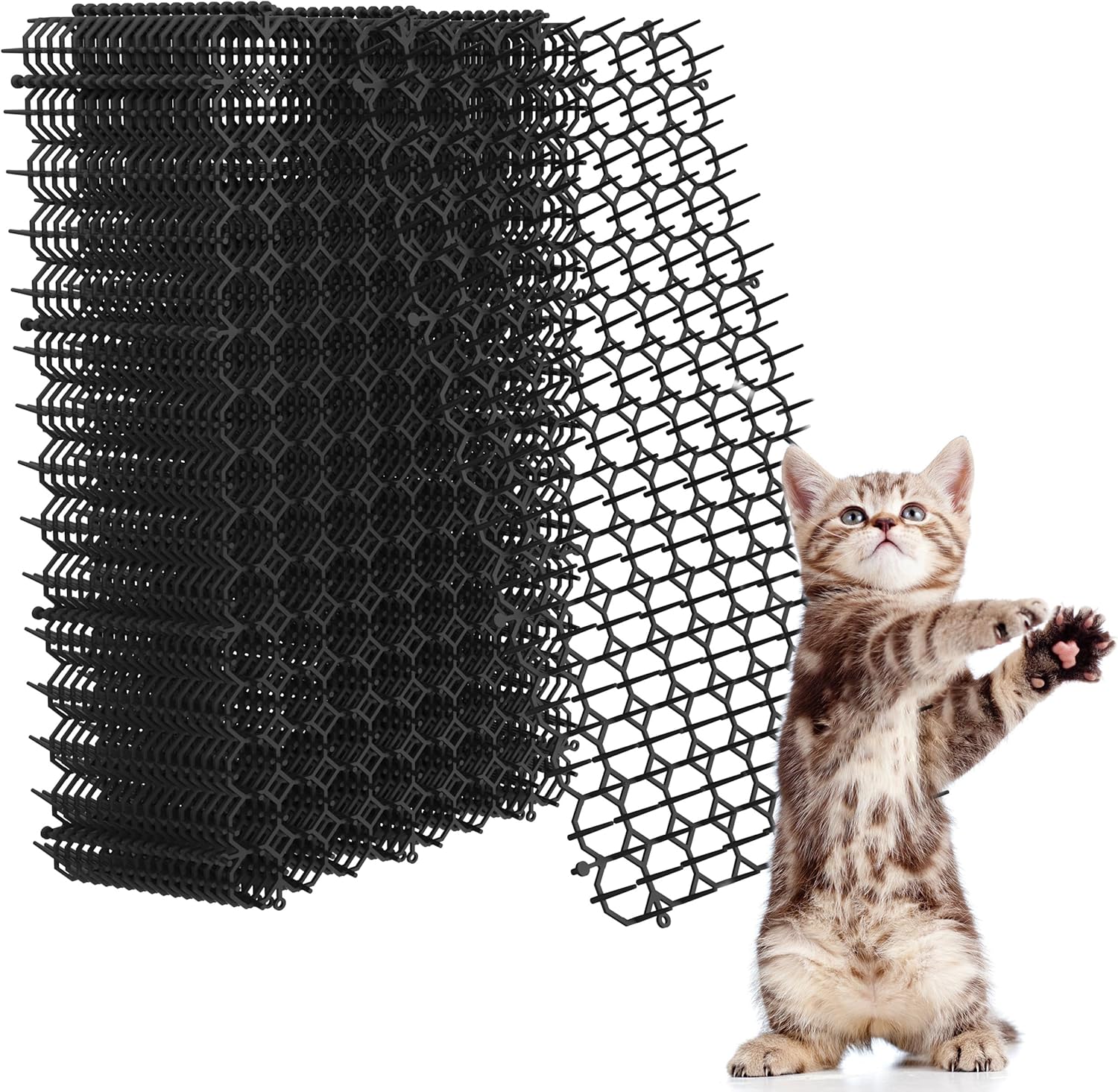 Opakowanie 16 mat przeciw kotom - 40 x 20 cm - Przeciw kotom - Odstraszacz kotów - Odstraszacz kotów - do ogrodu