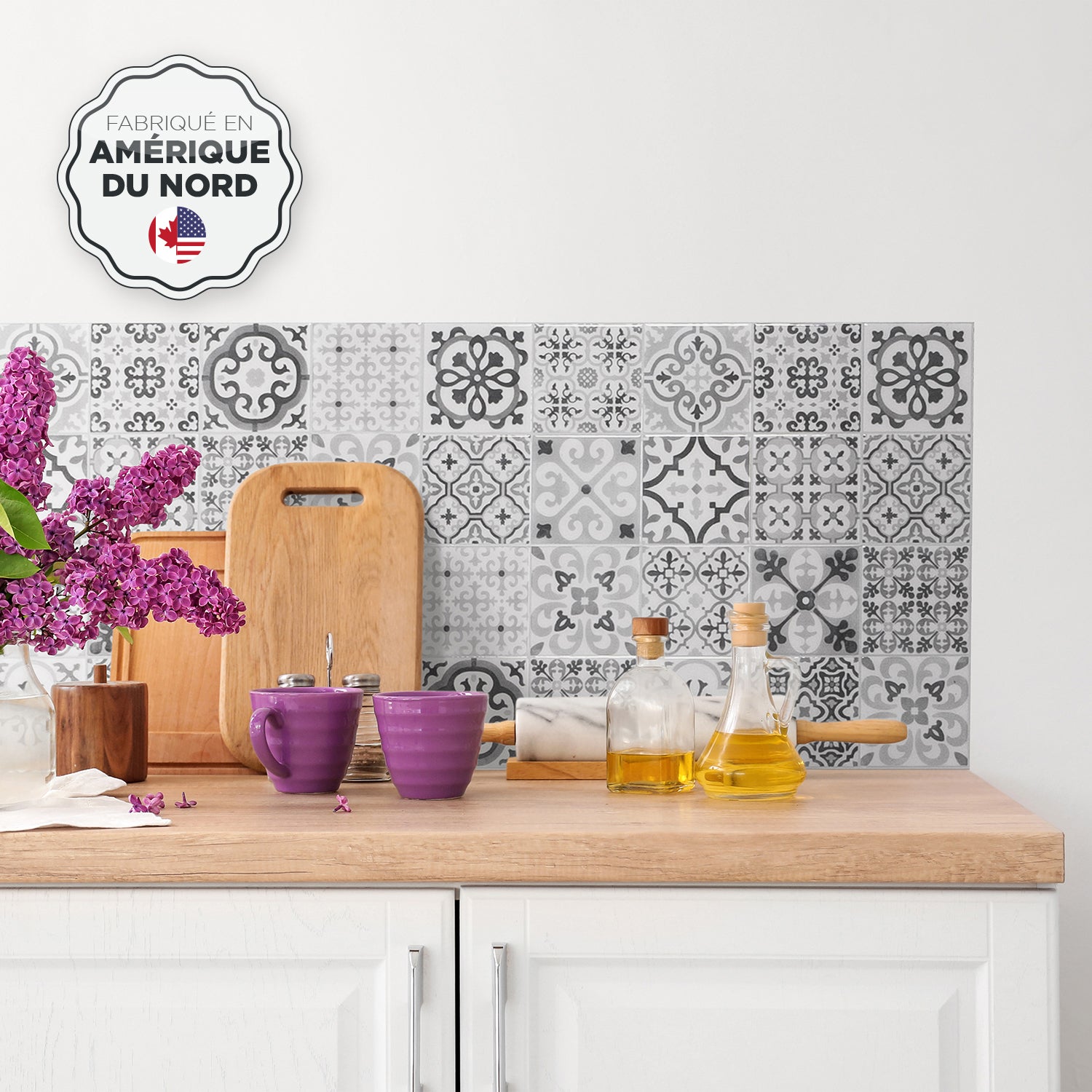 Mosaïque Céramique Vintage Multicolore – 10 Plaques – Cuisine, Salle De Bain