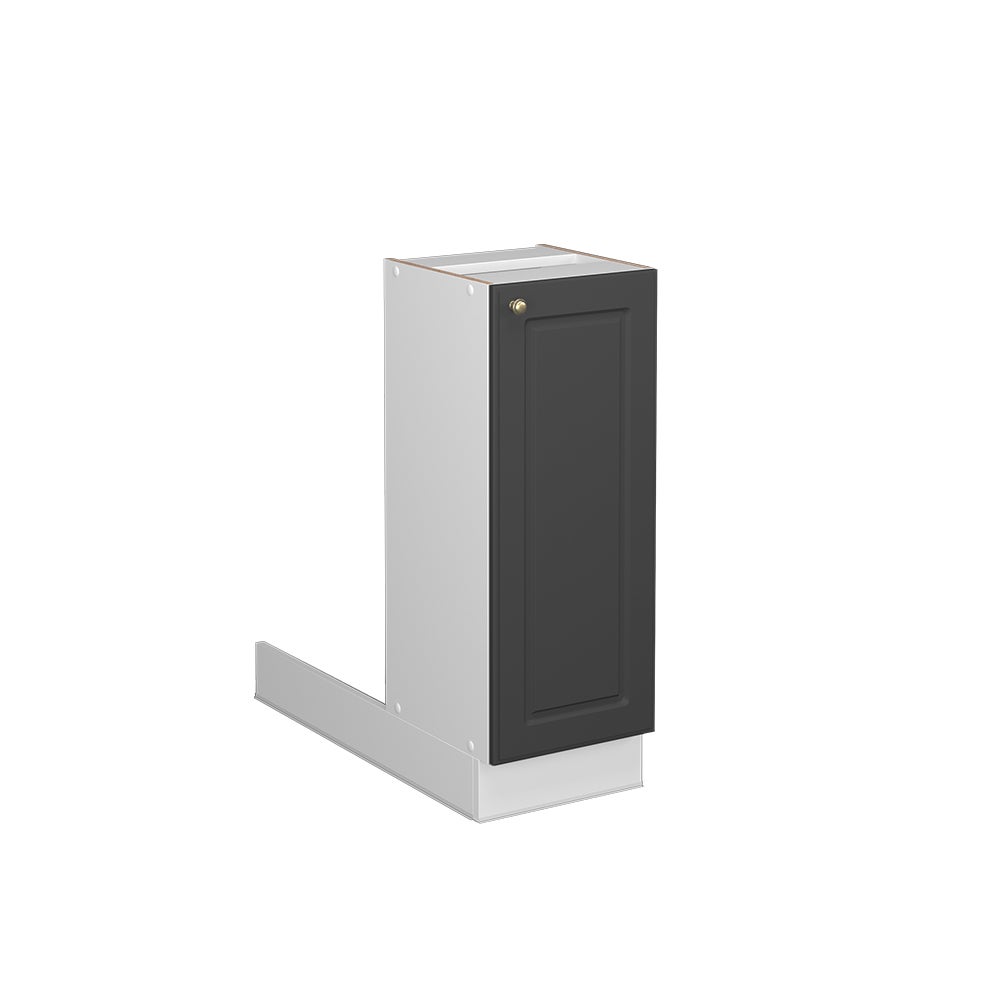 Vicco Wyspa kuchenna Fame-Line, Anthrazit-Gold Landhaus, 30 cm bez blatu roboczego