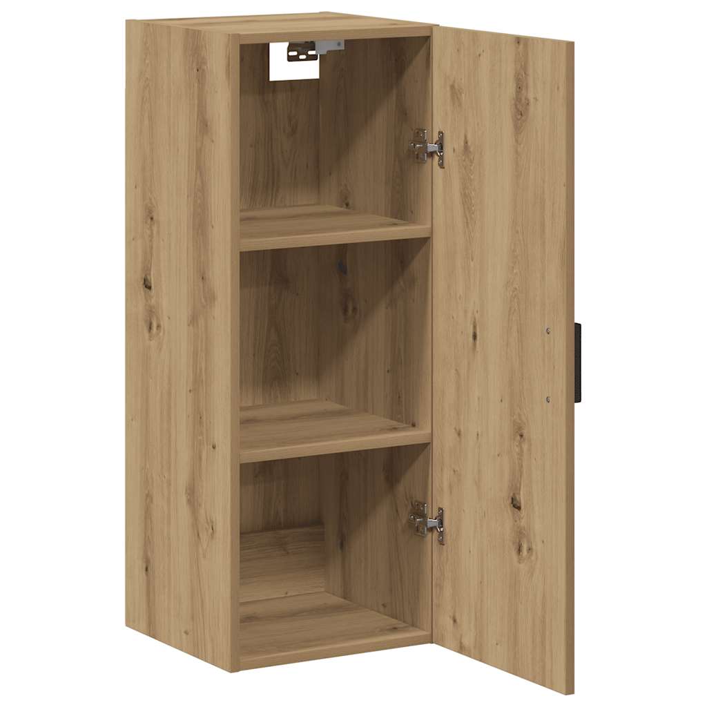 Armoire murale chêne artisanal 34,5x34x90 cm bois d'ingénierie vidaXL - 5
