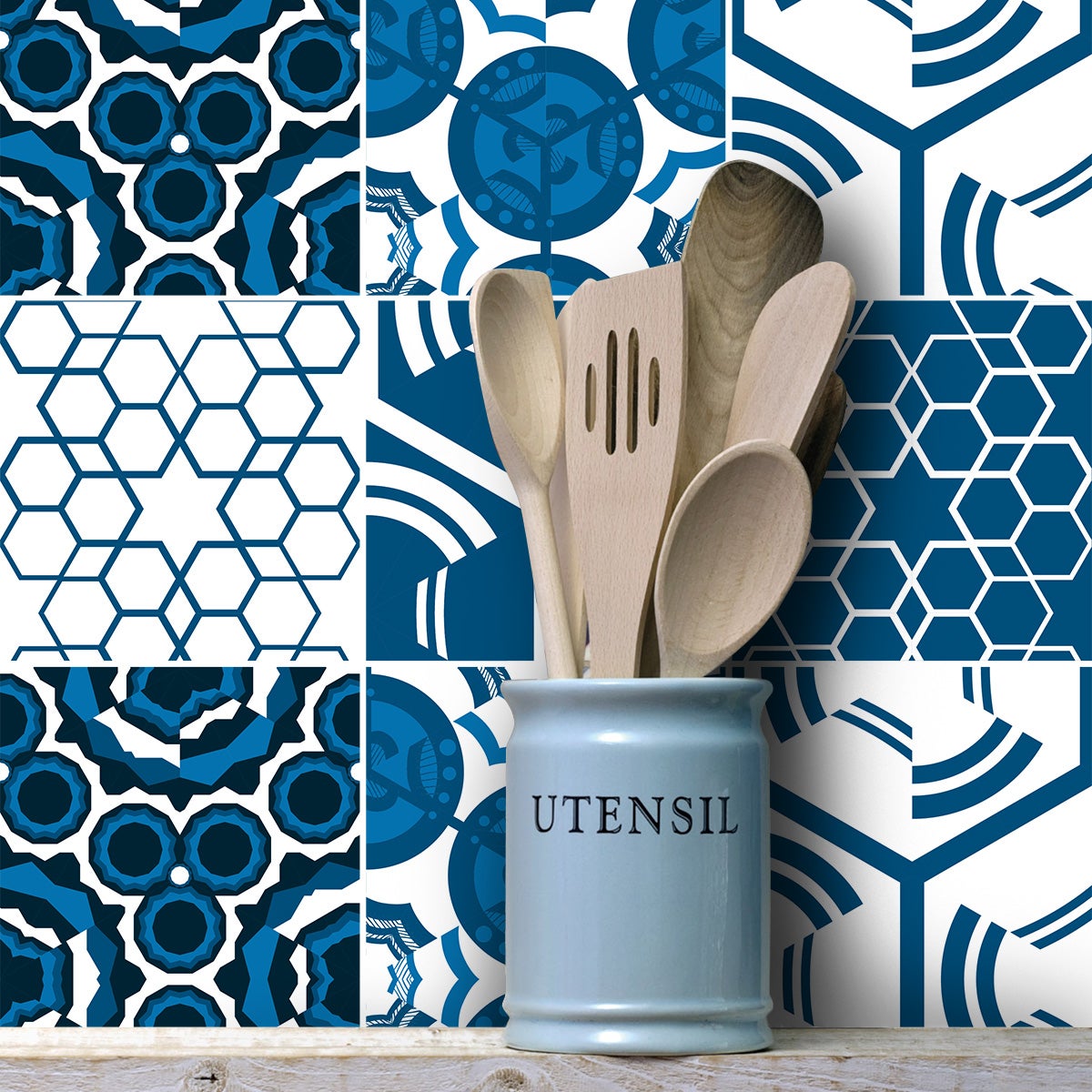 9 adesivo piastrelle etnico Nara - Sticker adesivo - adesivi murali - 9stickers10x10cm - 3