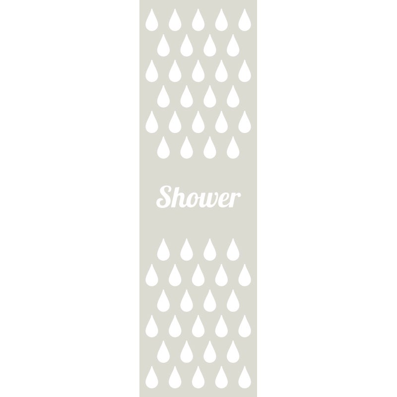 Adesivo porta di doccia Shower - Sticker adesivo - adesivi murali - 185x55cm - 5