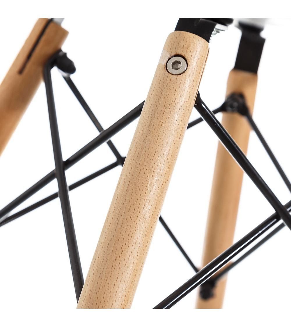 Pack 6 sillas NÓRDICA, silla comedor salón, patas en madera, color Blanco - 5