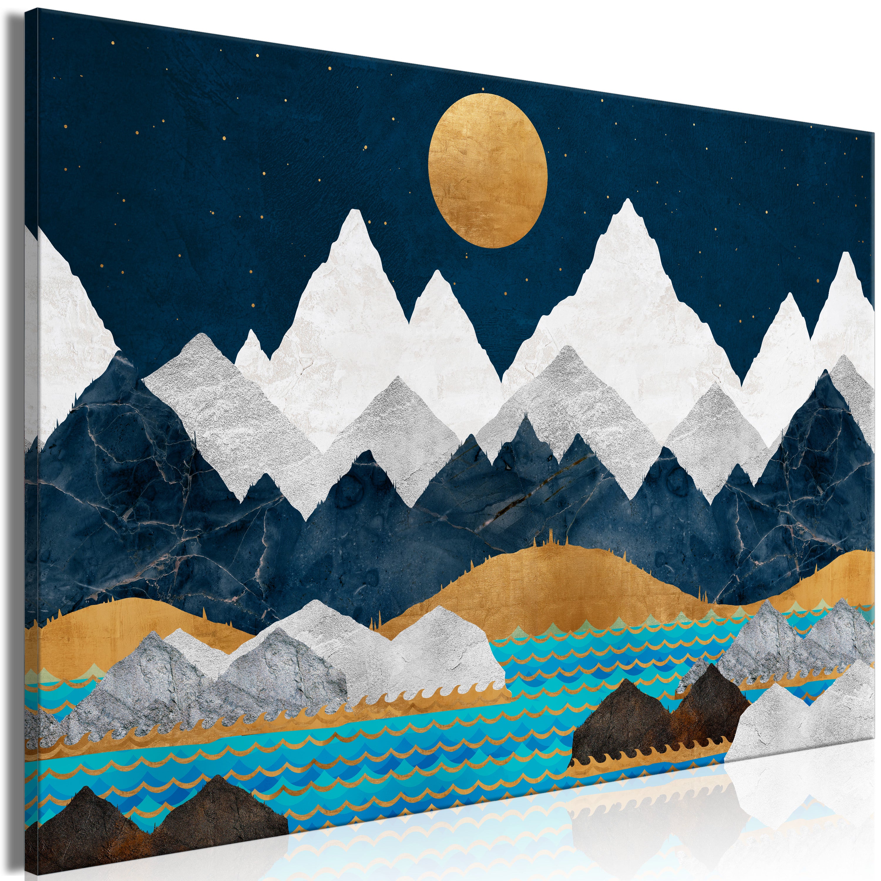 Tableau - Night in the Mountains (1 Part) Wide [30x20] | Leroy Merlin
