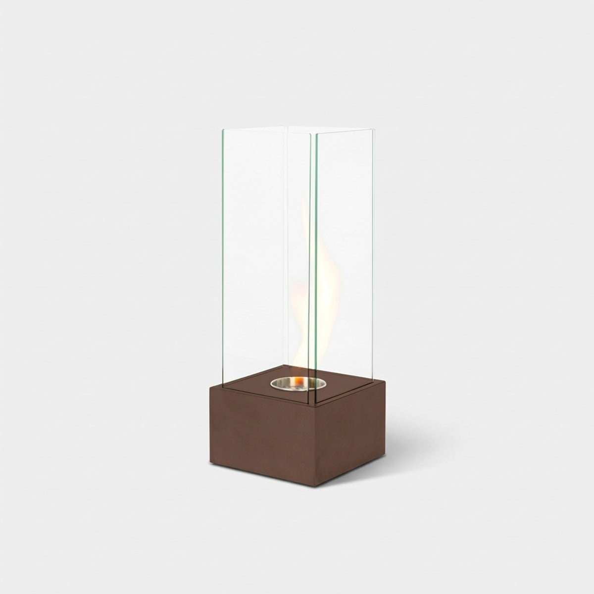Duzzle  Chimenea De Bioetanol De Suelo Diseño Moderno 1,5 Kw Glow , Leroy Merlin