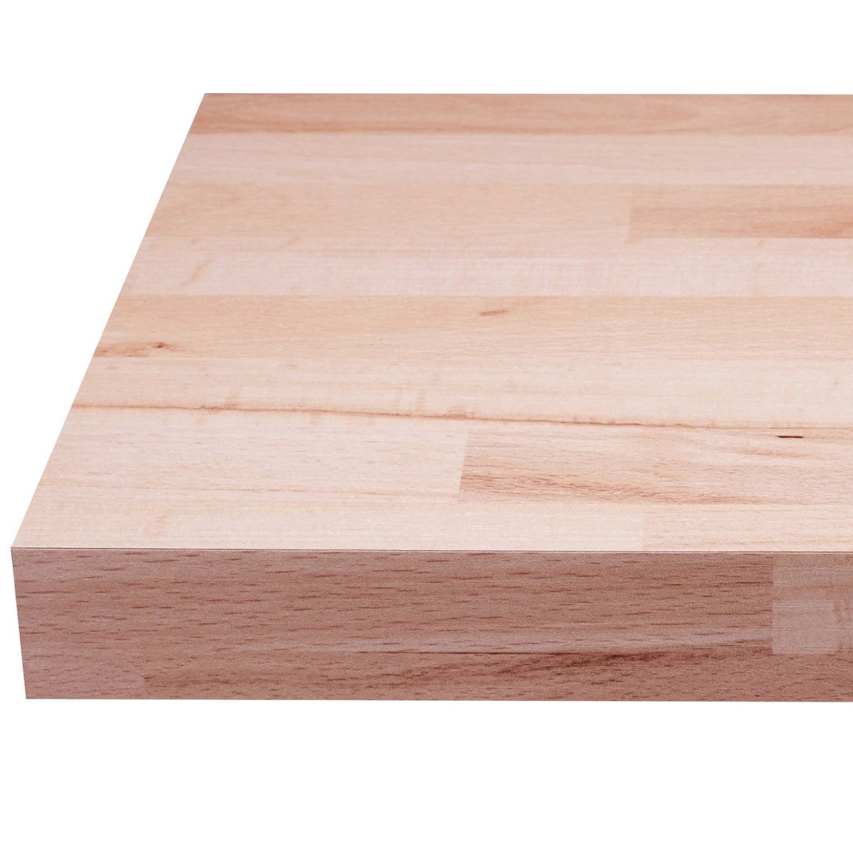 Plan de travail hêtre massif lamellé collé abouté 2500 x 650 x 38 mm - FSC100% - 4