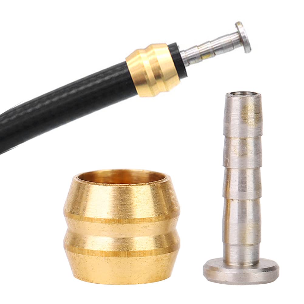 10 Pièces Olive + Insert Connecteur Flexible Frein Hydraulique Shimano – BH90 & BH59, Anti-Fuite Pour VTT Vélo