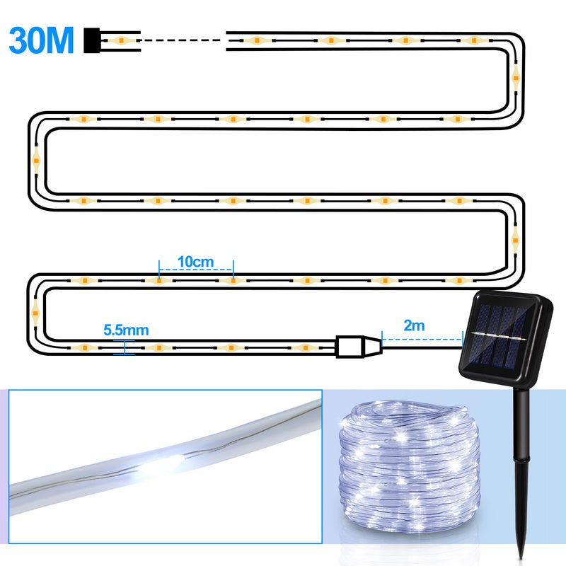 Luci LED Per Esterni, 15M Luci Fatate Per Esterni Lampadine LED G40 Ip44 Impermeabili Catena Luminosa Per Esterni Per Patio Matrimonio Natale Classe Energetica E 87067123 - Foto 6